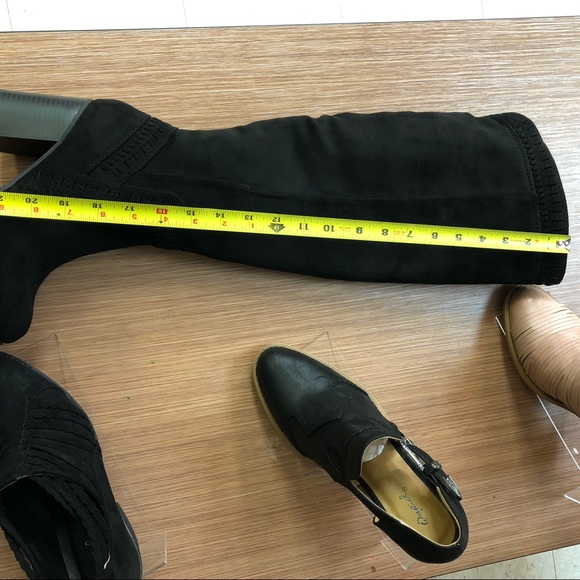 Black Over the Knee Boots - Picture 8 of 8